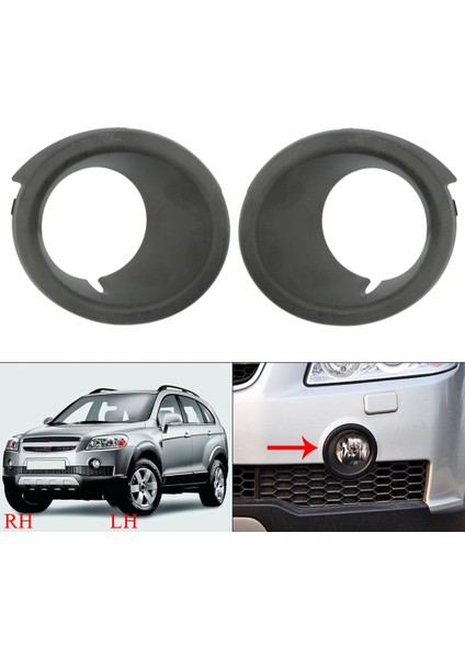 Araba Ön Tampon Sis Fark Sis Lambası Kapak Trim Paneli Chevrolet / Holden Captiva Için Deawoo Winstrom Için 2006-2010 (Yurt Dışından) modelleri