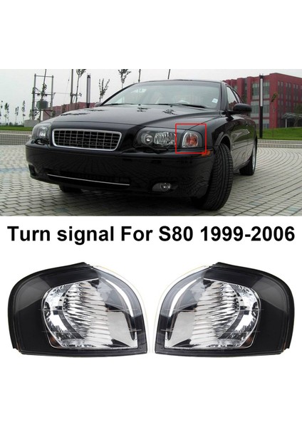 Sis Işıkları Köşe Işık Far Işaretçisi Dönüş Işık Ön Tarafı Çamurluk Işığı Volvo S80 1999-2006 30698427 30698428 (Yurt Dışından) modelleri