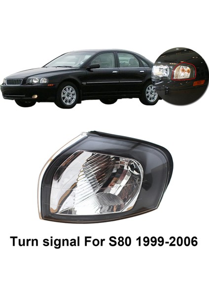 Sis Işıkları Köşe Işık Far Işaretçisi Dönüş Işık Ön Tarafı Çamurluk Işığı Volvo S80 1999-2006 30698427 30698428 (Yurt Dışından) fırsatları