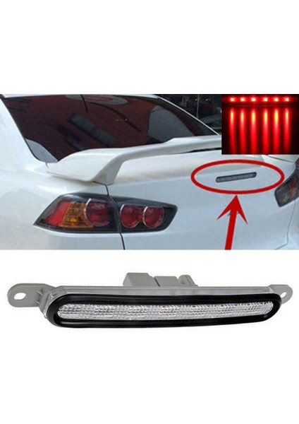 Araba Arka Kuyruk Işık Üçüncü Merkezi Lamba LED Yüksek Dağı Fren Işık 8334A065 Mitsubishi Lancer Evolution Ex 2008-2016 İçin (Yurt Dışından) modelleri