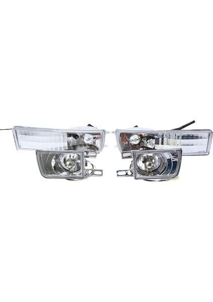 4 Adet Ön Tampon Temizle Sis Dönüş Sinyali Işık Lambası Lh & Rh Mk3 Golf Jetta 1993-1998 (Yurt Dışından)