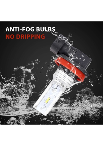 H8 H11 H16 LED Sis Ampulü, H16 LED Sis Lambası Yüksek Güçlü CSP-Y11, Soğuk Beyaz 6500K (2'li Paket) (Yurt Dışından) modelleri