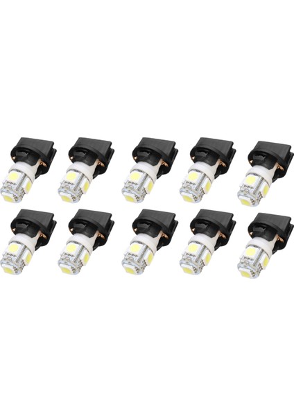10X T10 Beyaz 5050 194 LED Ampuller Enstrüman Göstergesi Küme Dash Işık Soketli (Yurt Dışından)