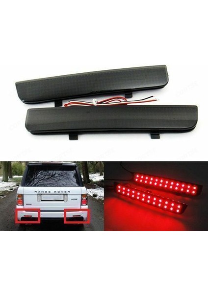 Araba Füme Tampon Reflektör Land Rover Range Rover İçin LED L322 Lr2 Kuyruk Fren Stop Lambası (Yurt Dışından)