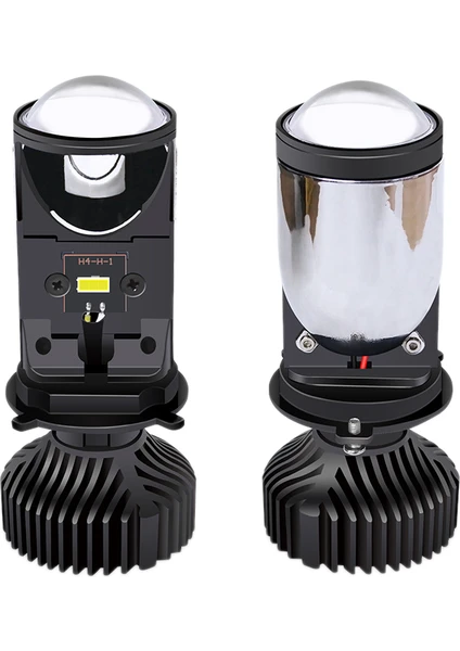 60 W LED Mini Projektör Lens Otomobil Ampul 8000LM Dönüşüm Kiti - Siyah (Yurt Dışından)