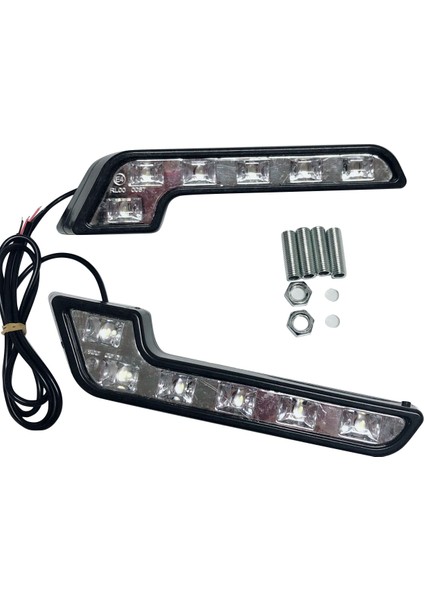 2X12 V Süper Parlak Drl LED Gündüz Farları Arabalar İçin Oto Su Geçirmez LED Sürüş Işıkları Sis Lambaları Araba Styling (Yurt Dışından)