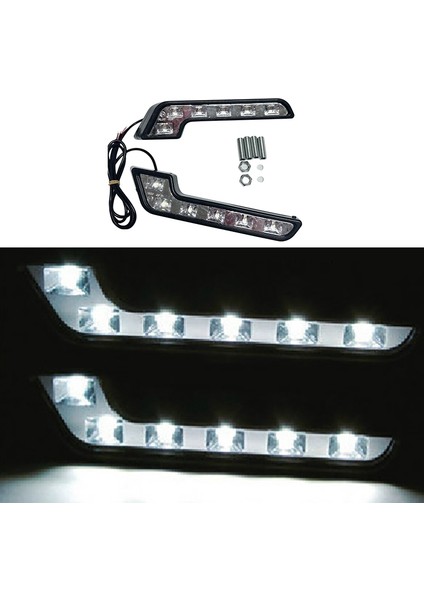 2X12 V Süper Parlak Drl LED Gündüz Farları Arabalar İçin Oto Su Geçirmez LED Sürüş Işıkları Sis Lambaları Araba Styling (Yurt Dışından)