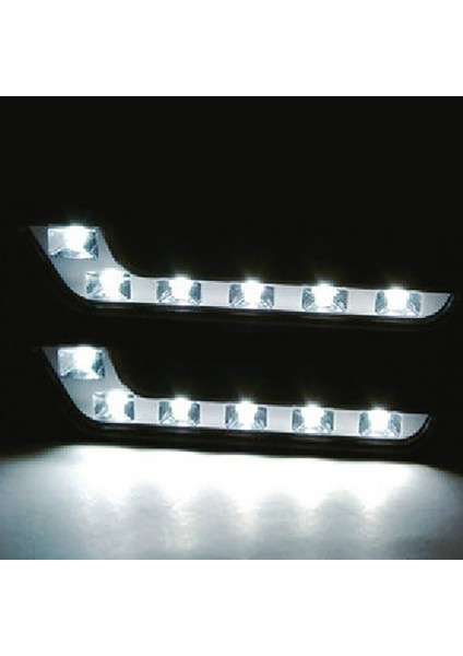 2X12 V Süper Parlak Drl LED Gündüz Farları Arabalar İçin Oto Su Geçirmez LED Sürüş Işıkları Sis Lambaları Araba Styling (Yurt Dışından)