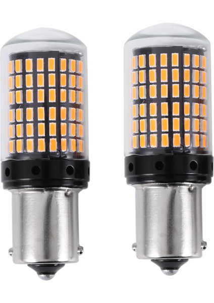 2X1156 BAU15S LED 3014 144 Smd 7506 1003 1073 Canbus Süper Parlak Araba Fren Ters Kuyruk Ampul Yüksek Güç (Yurt Dışından)