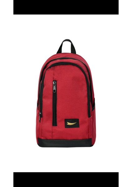 Cryfox Modern Tasarım Mini Spor Sırt Çantası Suluk Gözlü Kırmızı