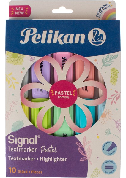 Fosforlu Kalem 10 Lu Pastel Renkler PL60078803FK10 6231