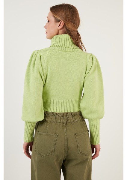 Kol Detaylı Boğazlı Yaka Kazak Bayan Kazak 63622534 indirimleri