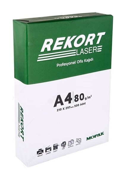 Rekort A4 Fotokopi Kağıdı 80 gr