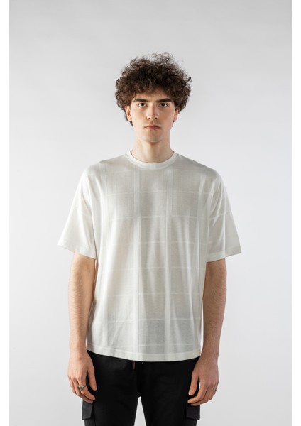 Erkek Jakarlı Oversize Kısa Kollu T-Shirt modelleri