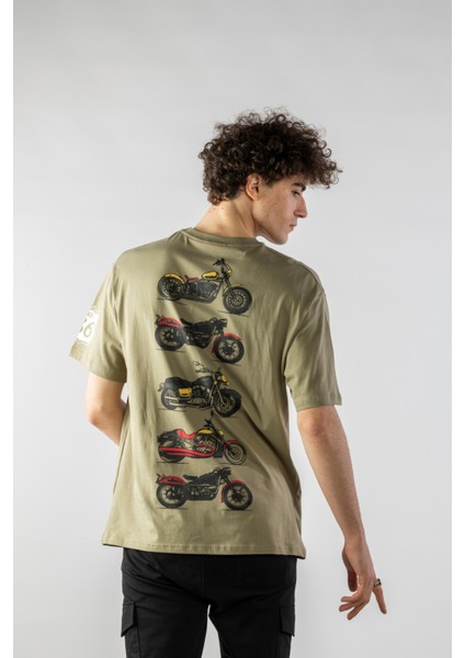 Erkek Custom Baskılı Oversize Kısa Kollu T-Shirt