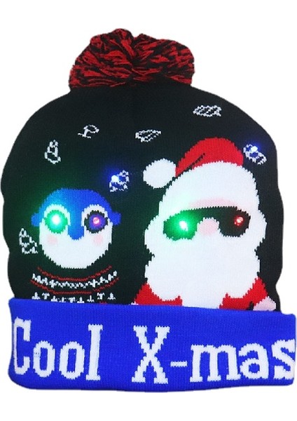 Parlayan Örme Noel Şapkası (Yurt Dışından)