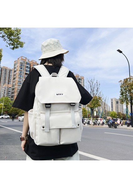 Öğrenci Trendy Schoolbag Büyük Kapasiteli Sırt Çantası (Yurt Dışından) indirimleri