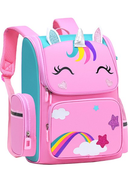 Kız Çocukları Için Unicorn Detaylı Sırt Çantası (Yurt Dışından)
