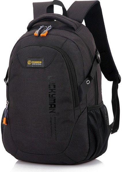 Yeni Moda Erkek Sırt Çantası Polyester Dizüstü Sırt Çantası Lise Öğrencisi Üniversite Öğrencileri Çantası (Yurt Dışından)