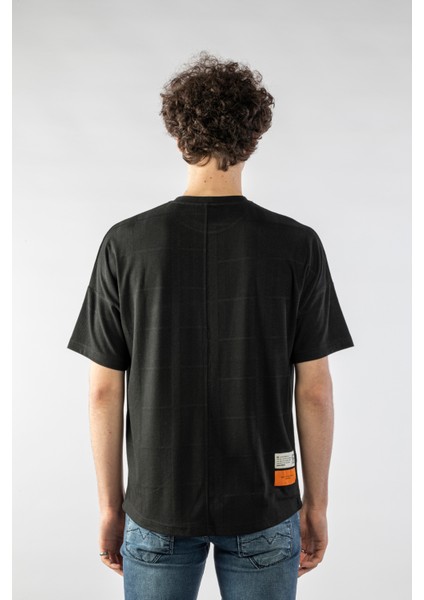 Erkek Jakarlı Oversize Kısa Kollu T-Shirt modelleri