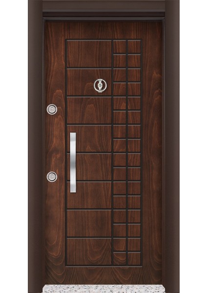 MN-1801 Daire Giriş Kapısı Çelik Kapı