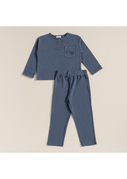 Pijama Set Cepli Lacivert