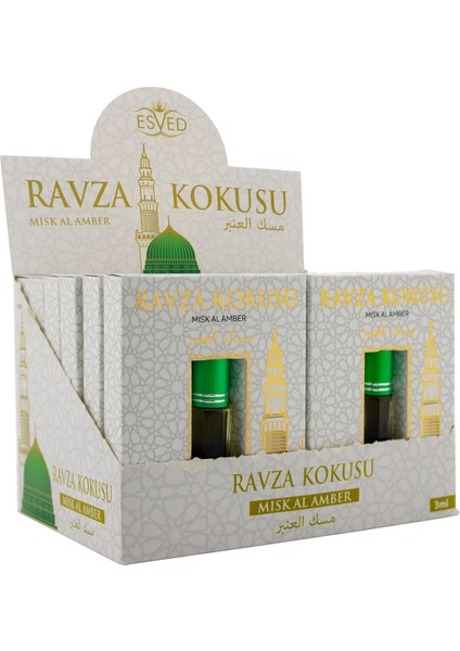 Medine Ravza Kokusu Alkolsüz Esans 3ml 12lı Paket