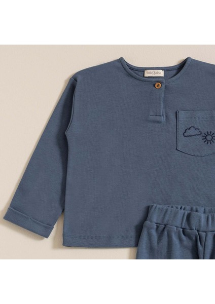 Pijama Set Cepli Lacivert fiyatları