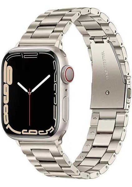 Apple Watch 10/11 Serisi 46mm Kordon Klipsli Metal Kordon 04-A fiyatları