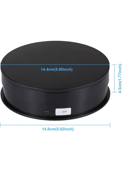 15 cm. USB USB Elektrikli Döner Çarpıştırma Ekran Stand Video Çekim Fotoğraf Için Piker Pikiş, Yük 1-5kg - Siyah (Yurt Dışından) fiyatları