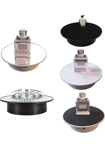 20 cm. Two-Turntable Ekran Stand Video Çekim Planları Turntable - Siyah Ayna (Yurt Dışından)