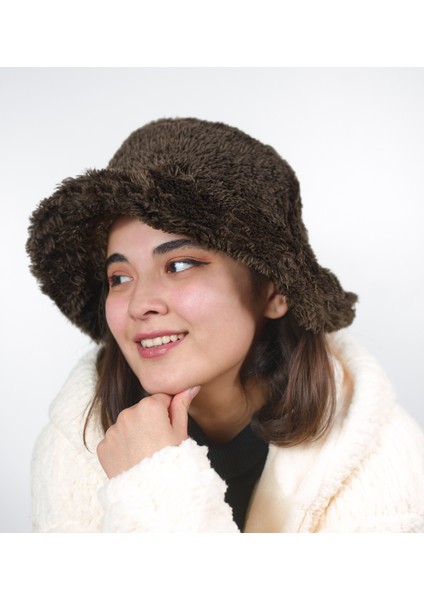 Peluş Bucket Şapka