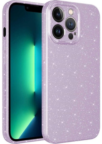iPhone 13 Pro Kılıf Kamera Korumalı Simli Parıltılı Lüks Silikon indirimleri