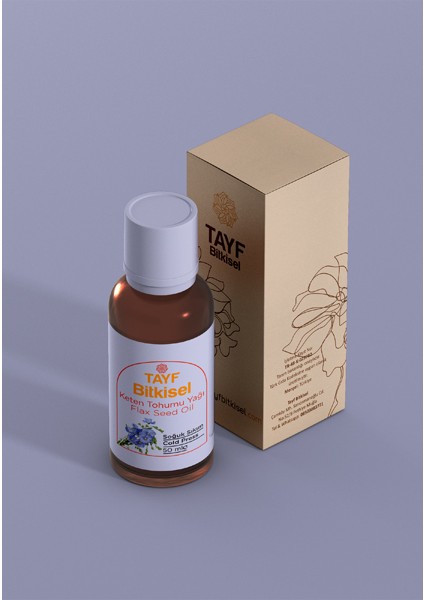 Tayf Bitkisel Soğuk Sıkım Keten Tohumu Yağı 50 ml