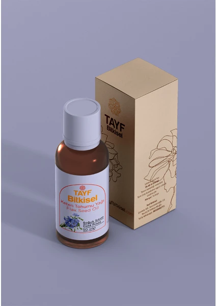 Tayf Bitkisel Soğuk Sıkım Keten Tohumu Yağı 50 ml