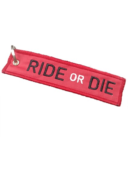 Ride Or Die Motorcu Kumaş Anahtarlık