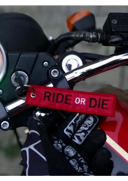 Ride Or Die Motorcu Kumaş Anahtarlık fiyatları