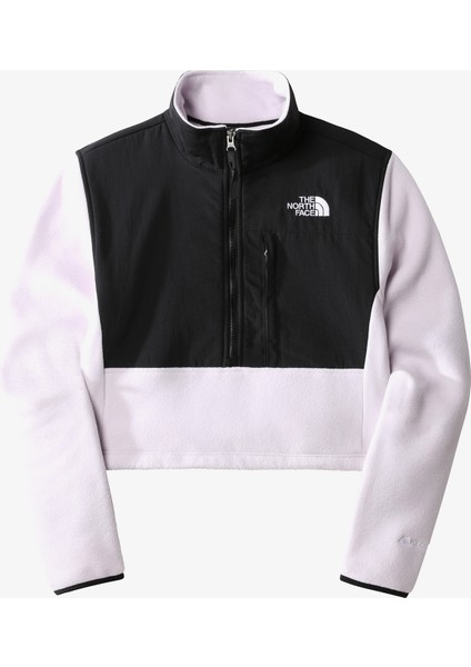 Denali Crop Kadın Mor Sweatshirt