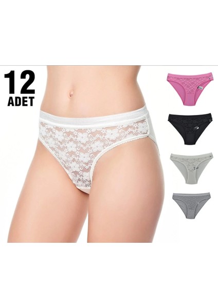 Tutku Kadın 12'li Safir Bikini Külot