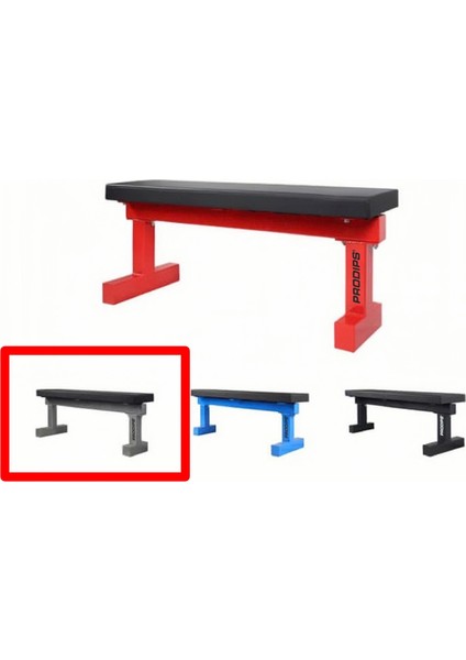 Flat Bench Profesyonel Düz Bench Sehpası Antrasit Model