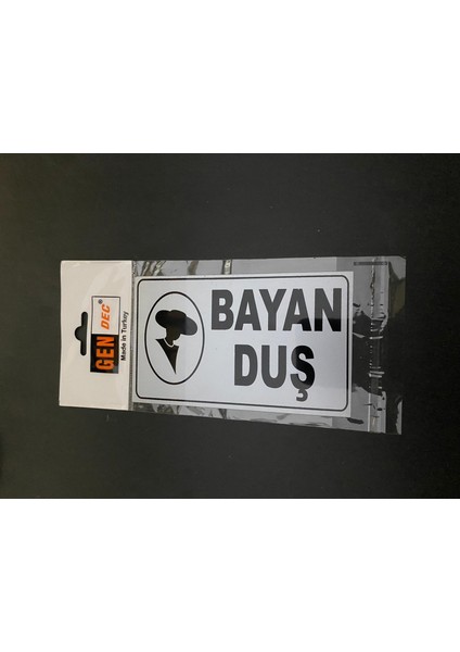 Yönlendirme Bayan Duş 8X13 cm