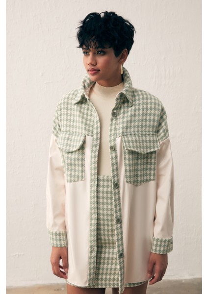 Rugan Kazayağı Gömlek - Çağla Yeşili