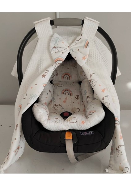 %100 Pamuk Müslin Puset Örtüsü ve Minderi fiyatları