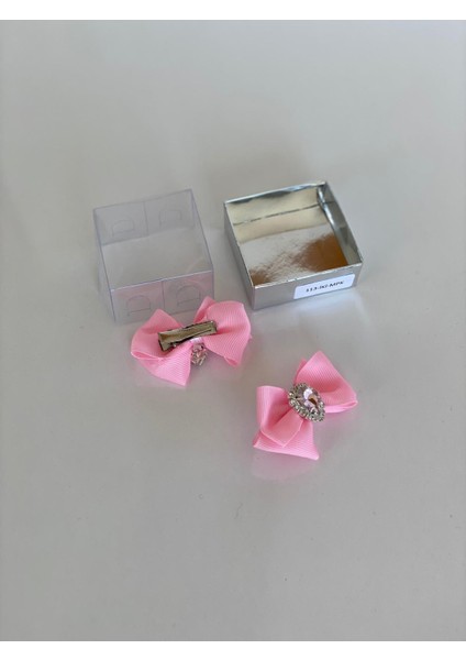 Pembe 2' Li Kristal Taşlı Bebek Ler Için Pensli Toka fiyatları