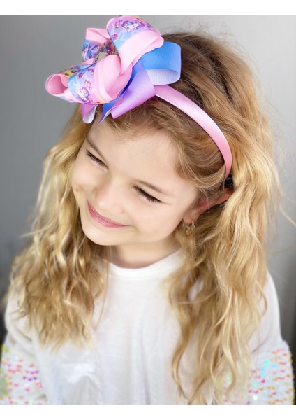 Özel Tasarım Lüks Fiyonklu Unicorn Gökkuşağı Renkli Taç Çocuk Tacı fiyatları