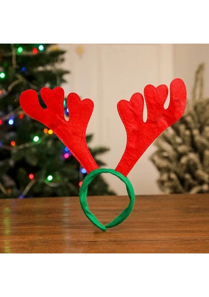 Yeni Yıl Yılbaşı Büyük Zilli Noel Baba Geyik Boynuzlu Taç Yetişkin Çocuk modelleri