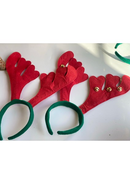 Yeni Yıl Yılbaşı Büyük Zilli Noel Baba Geyik Boynuzlu Taç Yetişkin Çocuk fırsatları