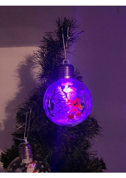 Yılbaşı Noel Baba Işıklı Lüks Koleksiyonluk Teraryum Fanus Çam Ağacı Top Süs Dekorasyon modelleri