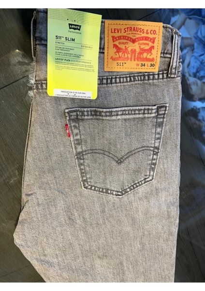 511™ Slim Erkek Jean Pantolon - Great Grey