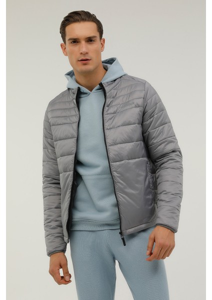 M-Brt Plus Coat 2pr Gri Erkek Mont